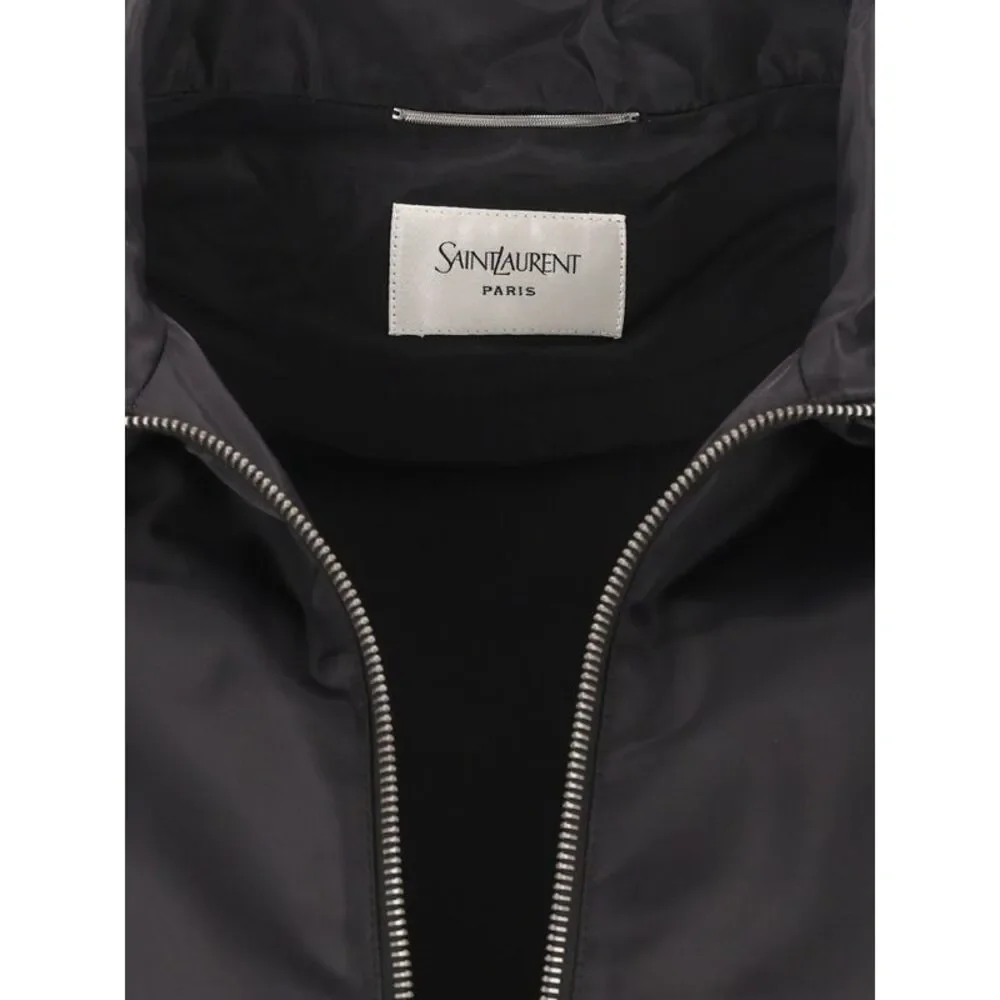 Saint Laurent Men Water-Repellent Nylon Parka